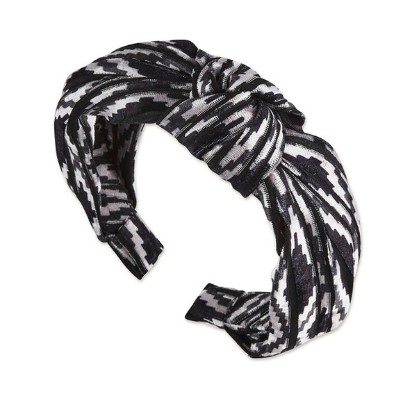 3/$15 NEW SCUNCI BASIK EDITION Wide Knotted Headband Black Women’s - Picture 5 of 15